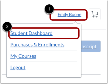 Open Student Dashboard
