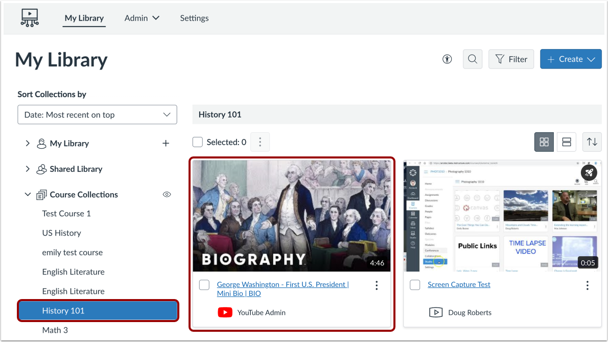 View Migrated Videos