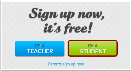 Sign Up As a Student
