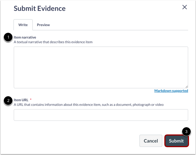 Submit Evidence