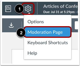 View Moderation Page