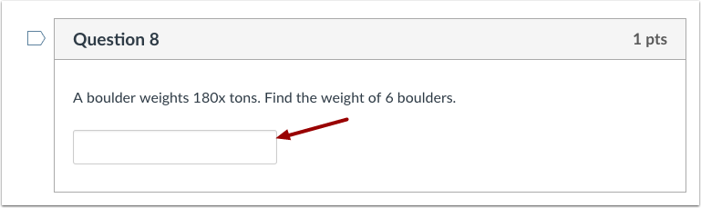 Numerical  Answer Question