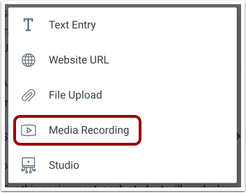 Select Media Recording