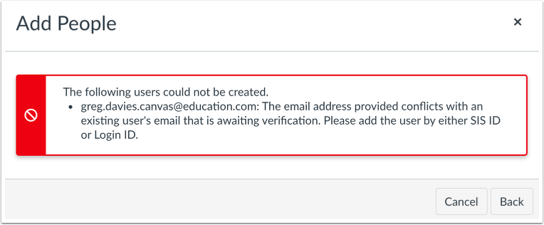 View Unverified Email Message
