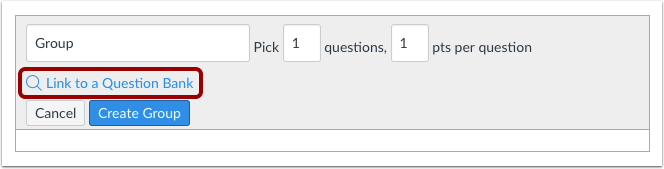 Link to a Question Bank