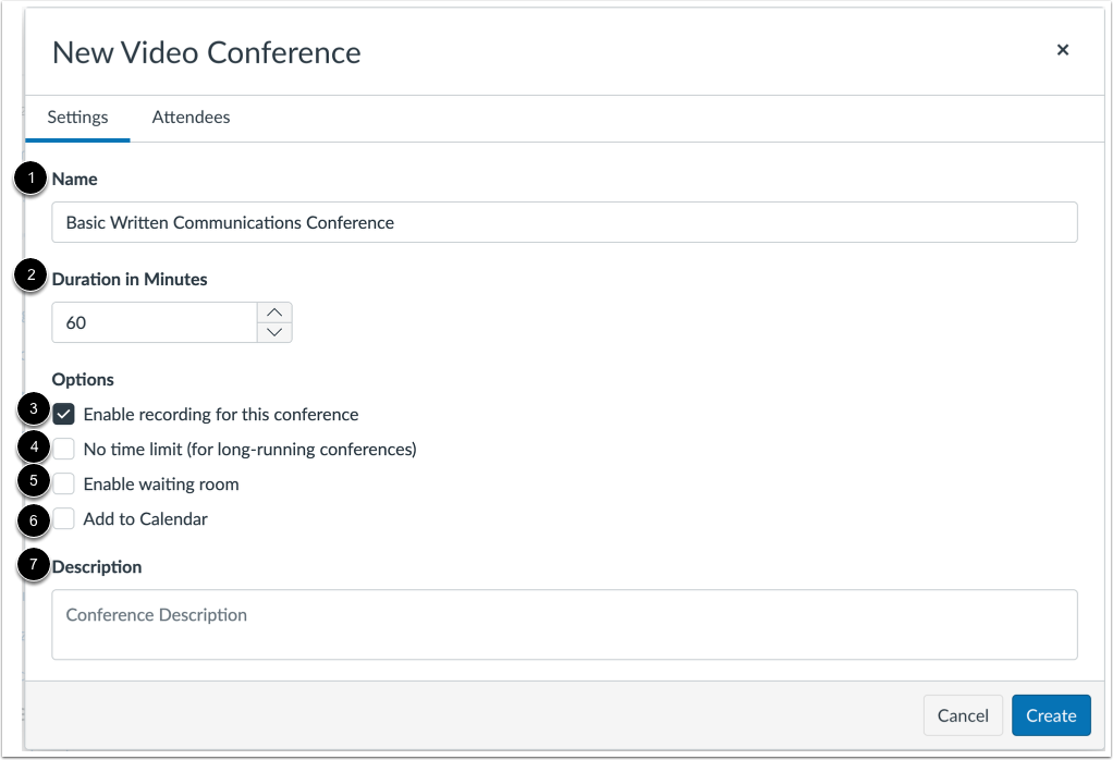 Add Conference Details