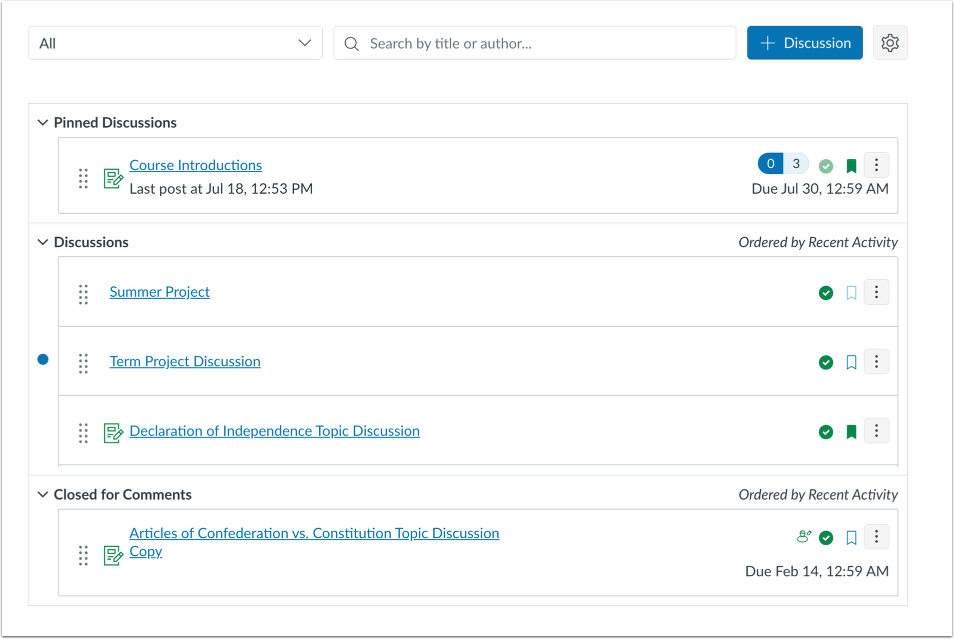 How do I use Discussions as an Instructor?