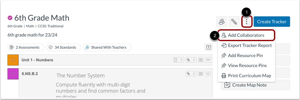 Open Add Collaborators