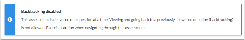 View Backtracking Warning