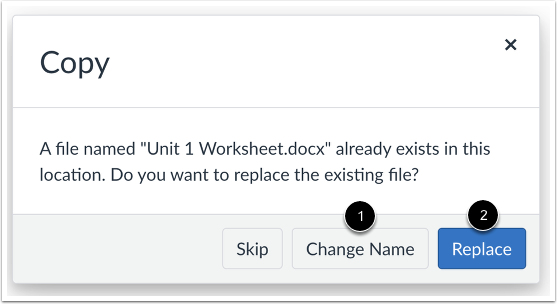 Replace Duplicate File