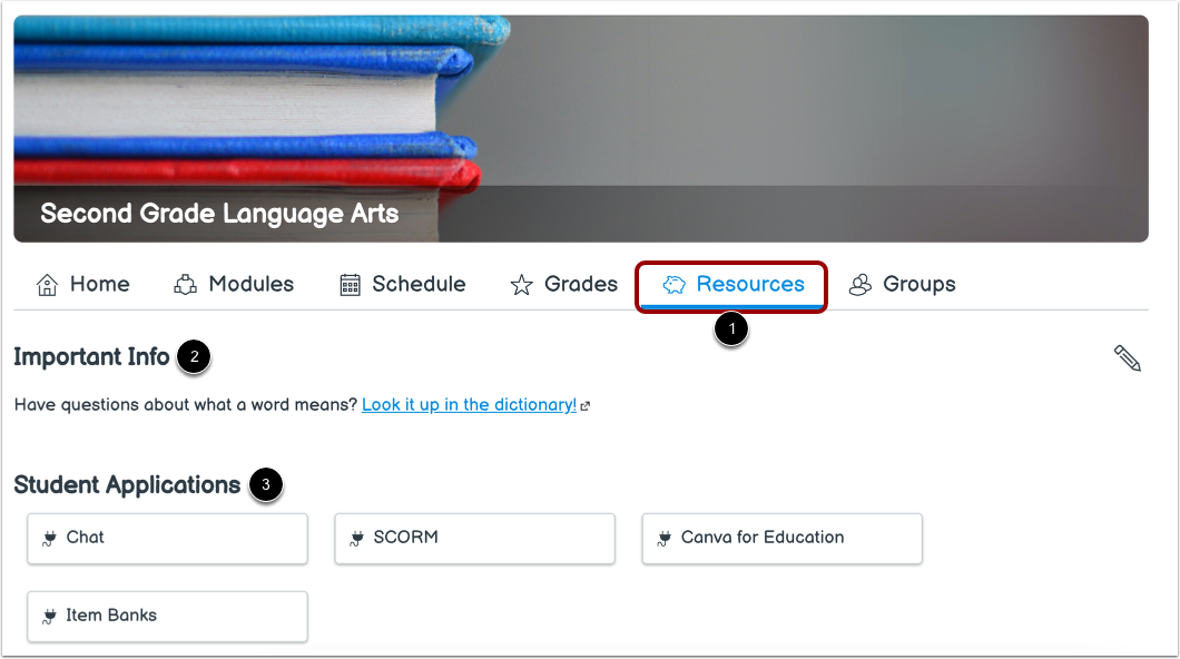 View Subject Resources