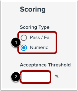 Define Scoring Details
