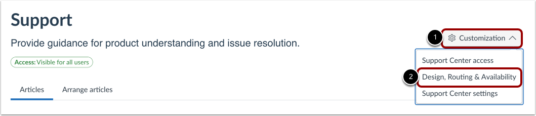 Open Design, Routing and Availability