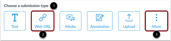 Select Submission Type