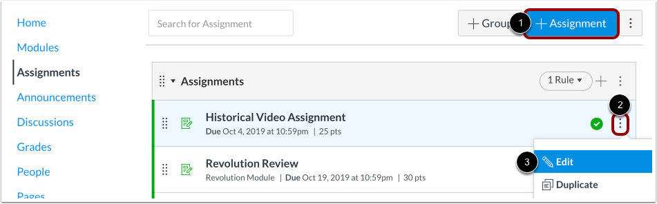 Instructor Assignments