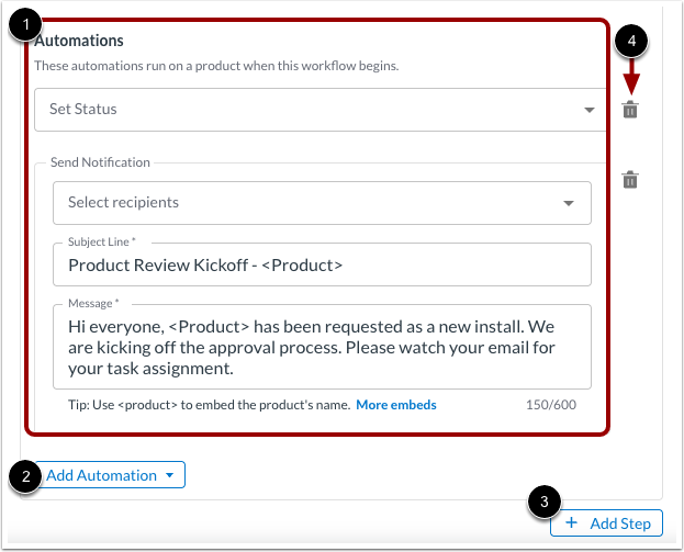 Manage Automation Details