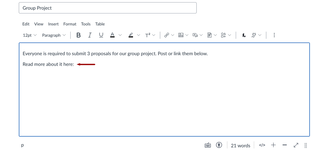 Select Link Location