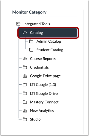 Catalog Monitor Category
