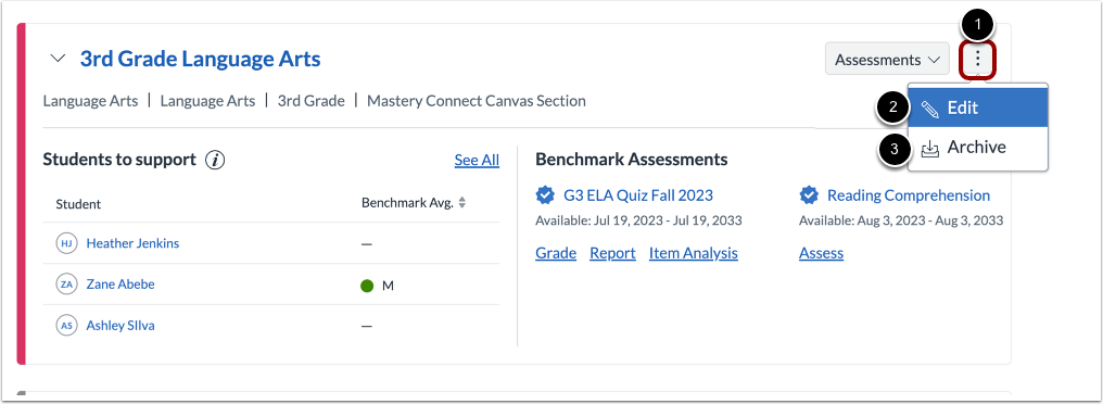 Edit or Archive a Tracker