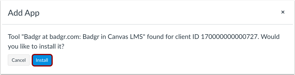 Confirm Installation
