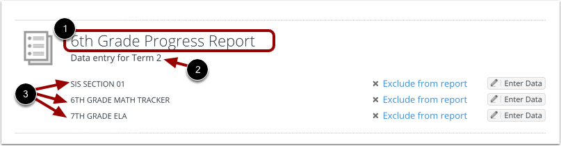 View Available Progress Reports