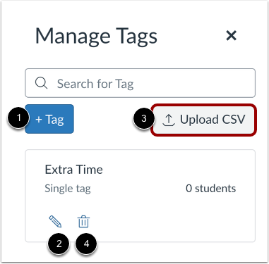 Manage Tags