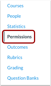 Click Permissions Link