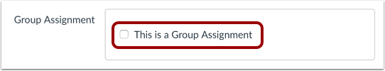 Select Group Assignment