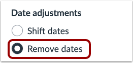 Remove Dates