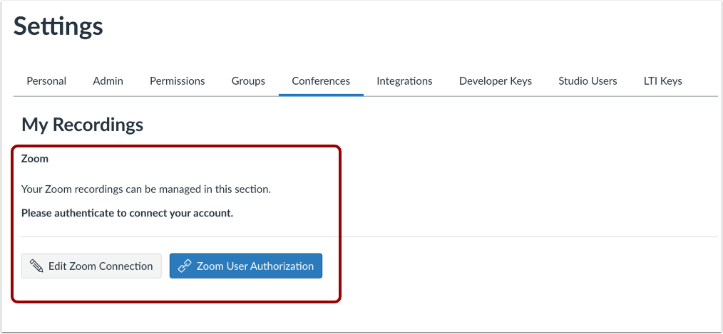 View Zoom App in Conferences