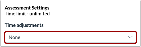 Adjust Timer Settings