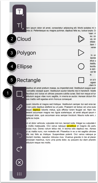 Use Shape Annotation Tool