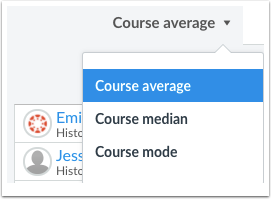 View Course Statistics