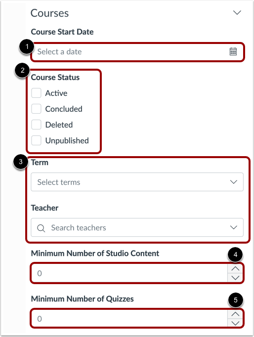 How do I search and filter media as a Studio Admin? - Instructure Community