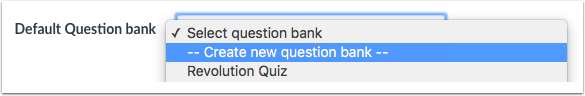 Create Question Bank