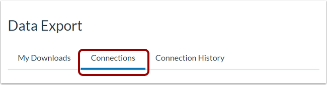 Open Data Export Connections