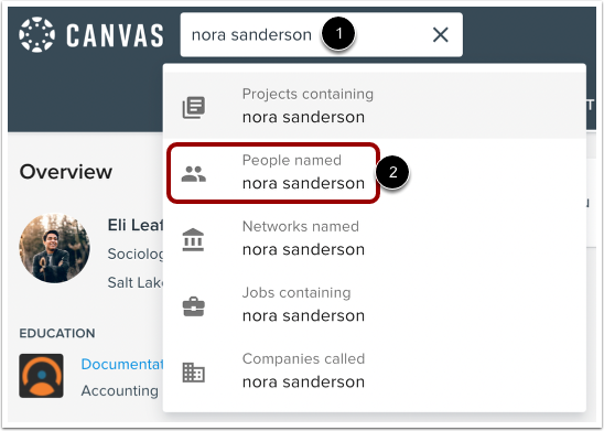 Search for Connections