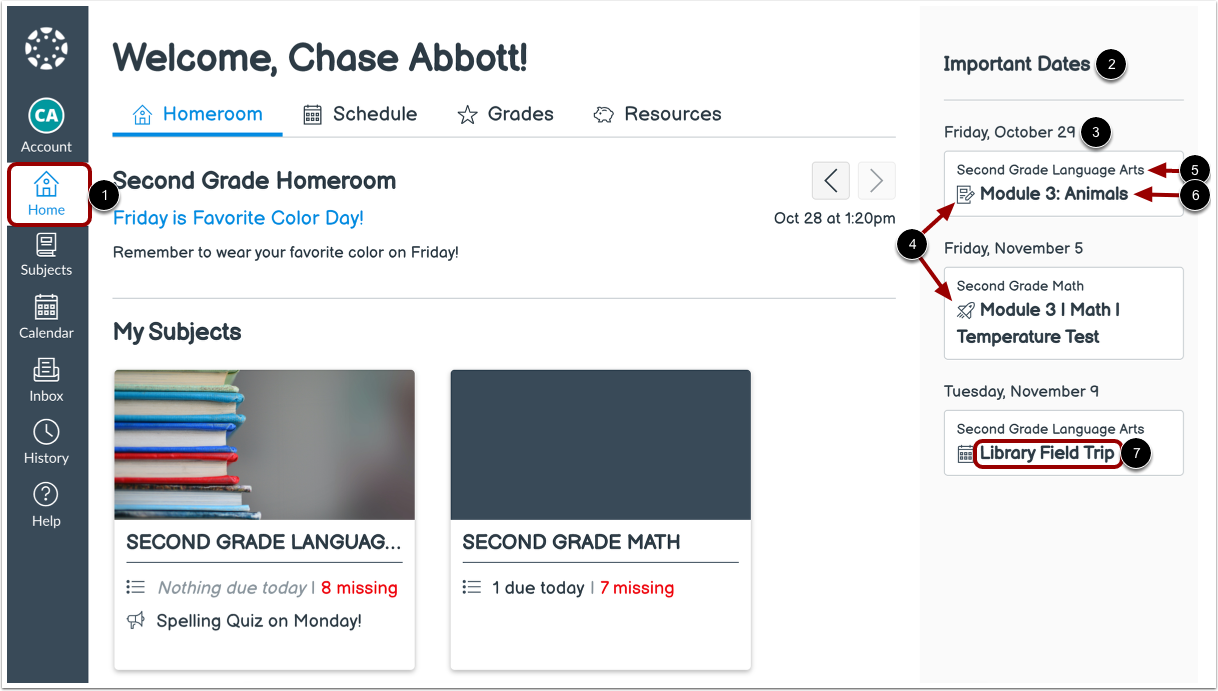 View Important Dates