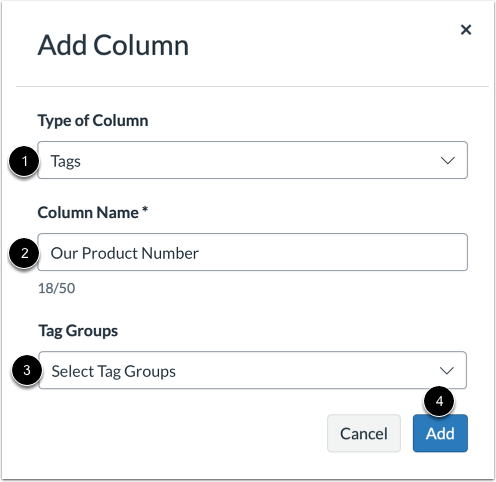 Add Column Button How do I configure columns and create custom columns? - Instructure ...