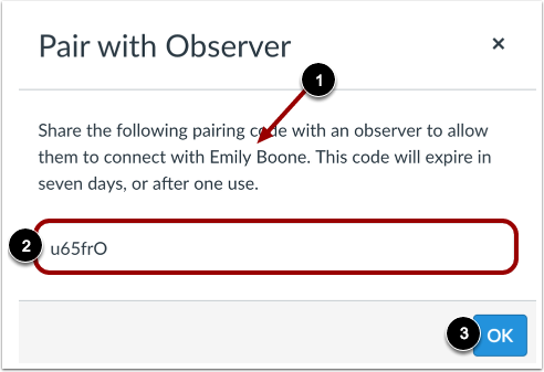 Copy Pairing Code