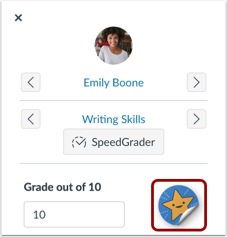 View Submission Sticker