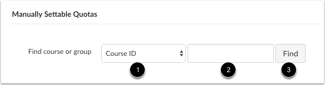 Find Manually Settable Quotas