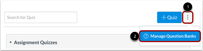 Manage Question Banks
