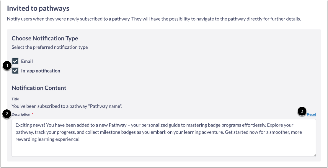 Customize Invited to Pathways
