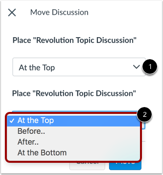 Place Discussion Location