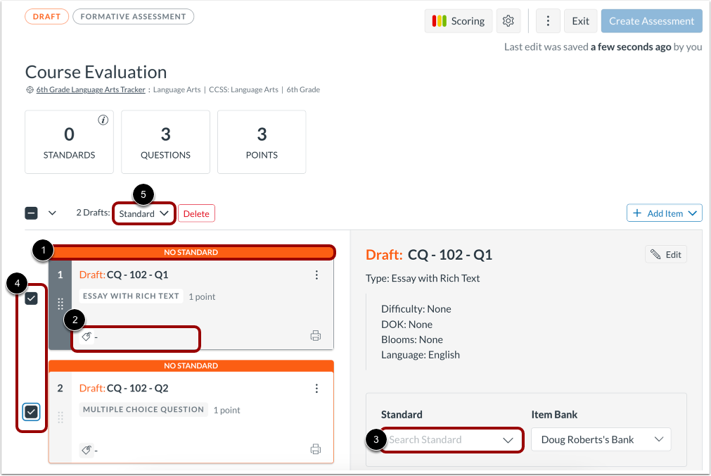 Quesions with No Standard