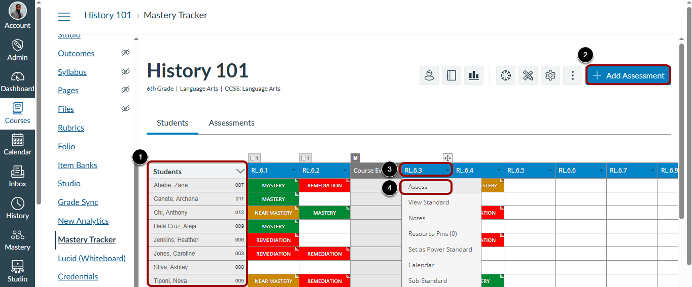 View Tracker in Course
