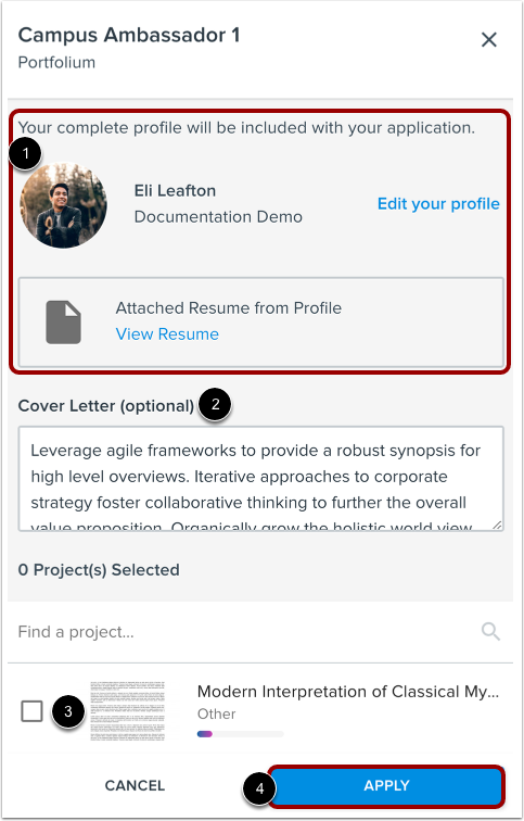 Enter Application Details