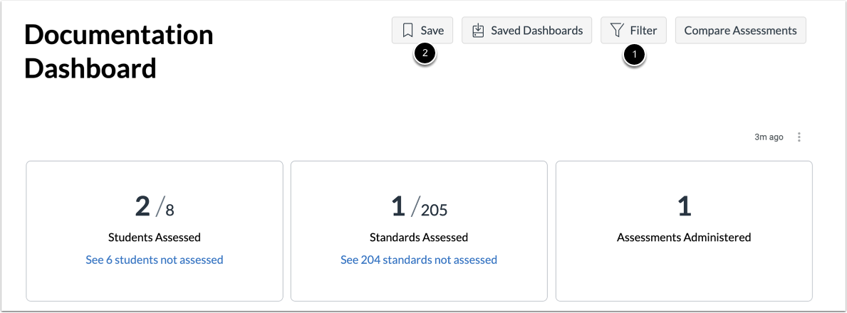 Filter and Save Dashboard