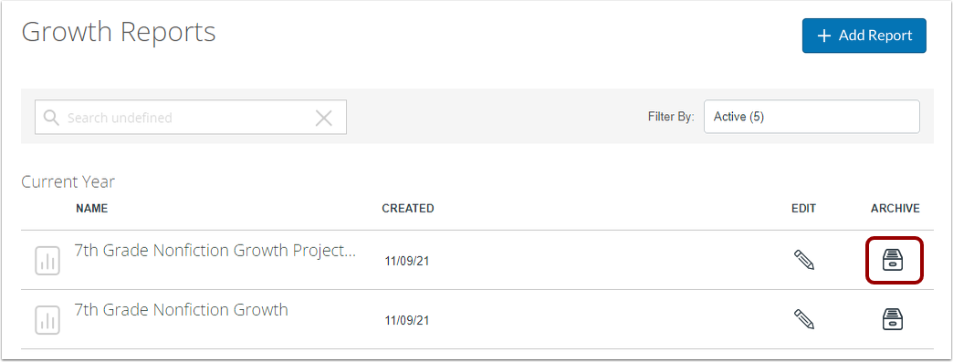 Archive Growth Report